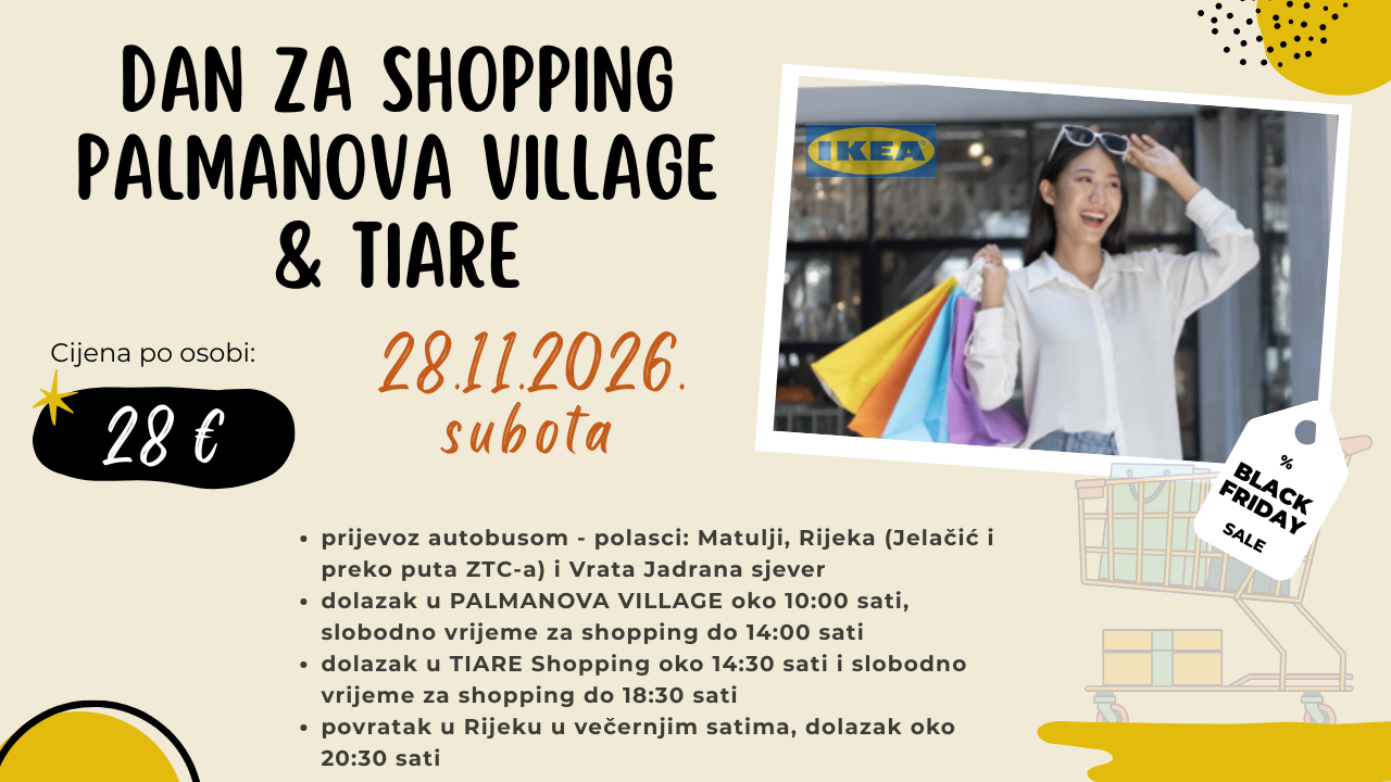 shopping u PALMANOVA VILLAGE i TIARE