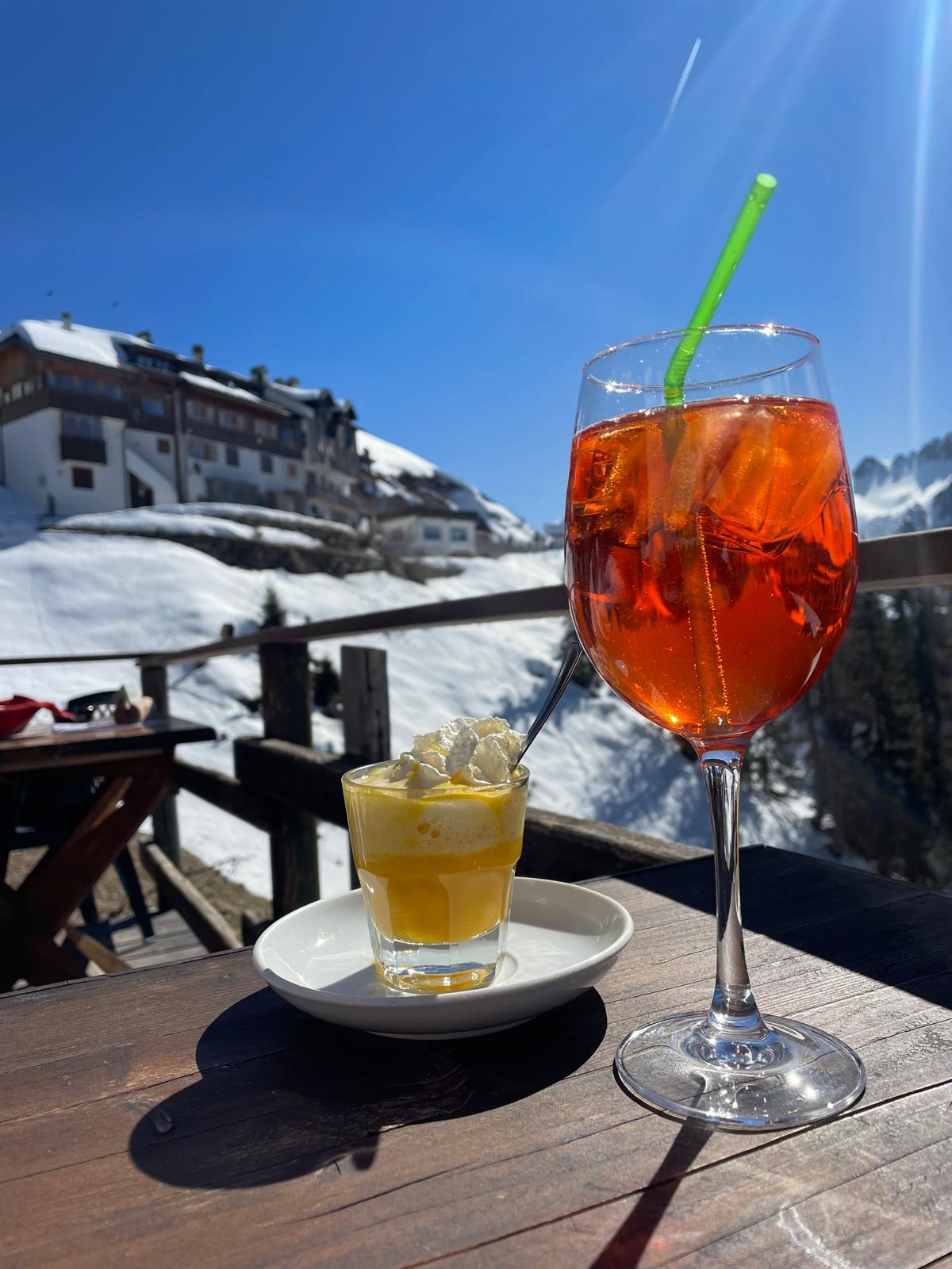 aperol i bombardino monte lussari